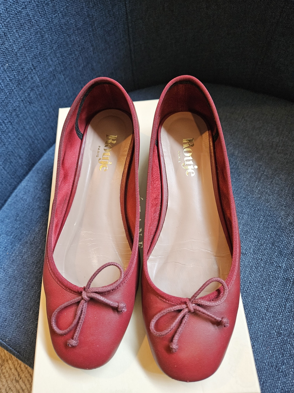 Rouje Red Bow Ballet Flats